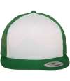 F6006W 6006W Flexfit Contrast Trucker Cap Kelly Green / White colour image